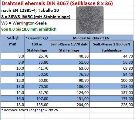 Forstseil Anschlagseil Zugseil 10mm 12mm 14mm 16mm Seilgleithaken