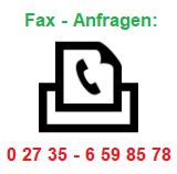 Schicken Sie uns Ihre Fax-Anfrage!