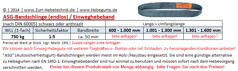 Safetytex Hebeband Hebegurt Rundschlinge Hebeschlinge Hebebänder Länge  wählbar (1000 kg / 1 Tonne / 1 Meter, Lila, Gelb, Grau, Grün) : :  Gewerbe, Industrie & Wissenschaft