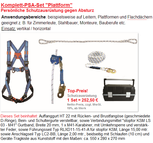 Plattform-PSA-Set